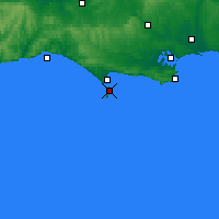 Nearby Forecast Locations - Isla de Pórtland - Mapa