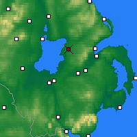Nearby Forecast Locations - Aldergrove - Mapa