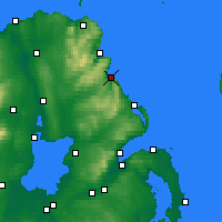 Nearby Forecast Locations - Glenarm - Mapa