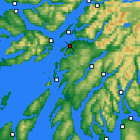 Nearby Forecast Locations - Oban - Mapa