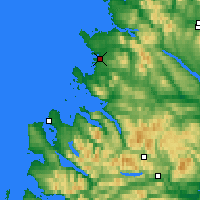 Nearby Forecast Locations - Lochinver - Mapa