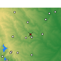 Nearby Forecast Locations - Killeen - Mapa