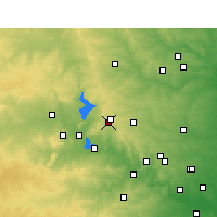 Nearby Forecast Locations - Burnet - Mapa
