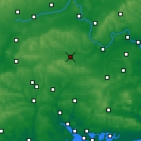 Nearby Forecast Locations - Newbury - Mapa