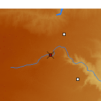 Nearby Forecast Locations - Canyon - Mapa