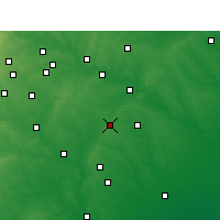 Nearby Forecast Locations - Flatonia - Mapa