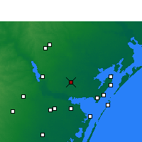 Nearby Forecast Locations - Sinton - Mapa