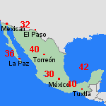 Pronóstico vie, 19-04 México