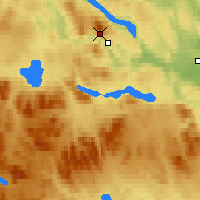 Nearby Forecast Locations - Jämtland - Mapa