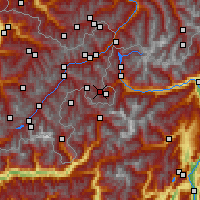 Nearby Forecast Locations - Val Müstair - Mapa