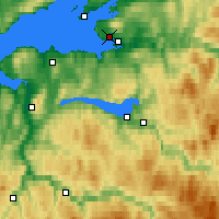 Nearby Forecast Locations - Kvithammer - Mapa