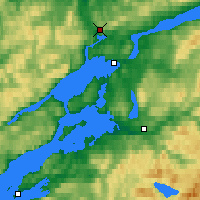Nearby Forecast Locations - Namdalseid - Mapa