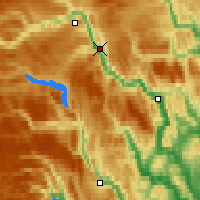 Nearby Forecast Locations - Nesbyen - Mapa