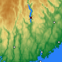 Nearby Forecast Locations - Byglandsfjord - Mapa