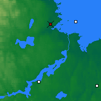 Nearby Forecast Locations - Gävle - Mapa