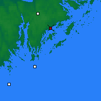 Nearby Forecast Locations - Harsfjarden - Mapa