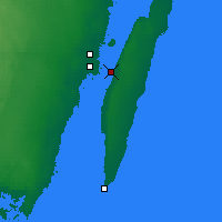 Nearby Forecast Locations - Puente Öland - Mapa