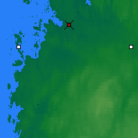 Nearby Forecast Locations - Vaasa - Mapa