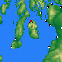 Nearby Forecast Locations - Lochranza - Mapa