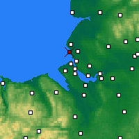 Nearby Forecast Locations - Southport - Mapa