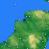 Nearby Forecast Locations - Bideford Bay - Mapa