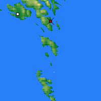 Nearby Forecast Locations - Islas Feroe - Mapa