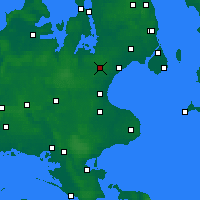 Nearby Forecast Locations - Roskilde - Mapa