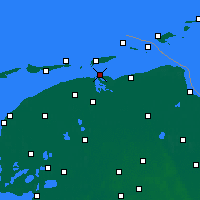 Nearby Forecast Locations - Lauwersoog - Mapa