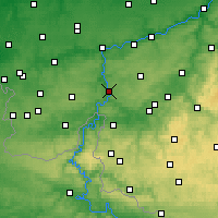 Nearby Forecast Locations - Dinant - Mapa