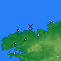 Nearby Forecast Locations - Île-de-Batz - Mapa