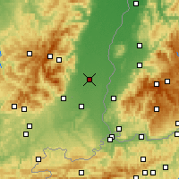 Nearby Forecast Locations - Colmar - Mapa