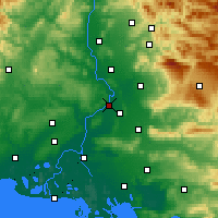 Nearby Forecast Locations - Aviñón - Mapa