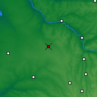 Nearby Forecast Locations - Captieux - Mapa