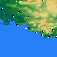 Nearby Forecast Locations - Marsella - Mapa