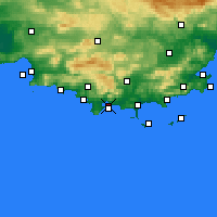 Nearby Forecast Locations - Tolón - Mapa