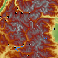 Nearby Forecast Locations - Brianzón - Mapa
