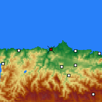 Nearby Forecast Locations - Avilés - Mapa