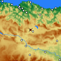 Nearby Forecast Locations - Vitoria - Mapa