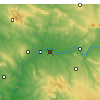 Nearby Forecast Locations - Talavera la Real - Mapa