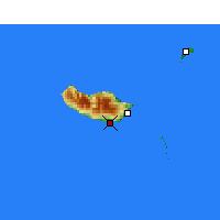 Nearby Forecast Locations - Funchal - Mapa
