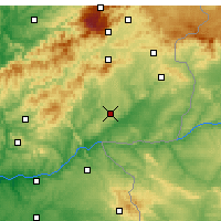 Nearby Forecast Locations - Castelo Branco - Mapa