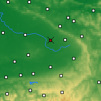 Nearby Forecast Locations - Gütersloh - Mapa