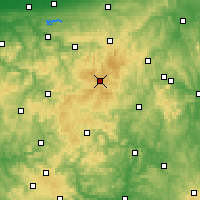 Nearby Forecast Locations - Montañas Rothaar - Mapa