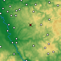 Nearby Forecast Locations - Gummersbach - Mapa