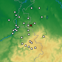Nearby Forecast Locations - Aquisgrán - Mapa