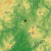 Nearby Forecast Locations - Homberg (Hesse) - Mapa