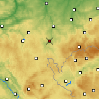 Nearby Forecast Locations - Plauen - Mapa