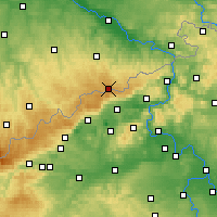 Nearby Forecast Locations - Altenberg - Mapa