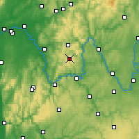 Nearby Forecast Locations - Spessart - Mapa