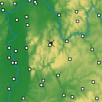 Nearby Forecast Locations - Selva de Oden - Mapa